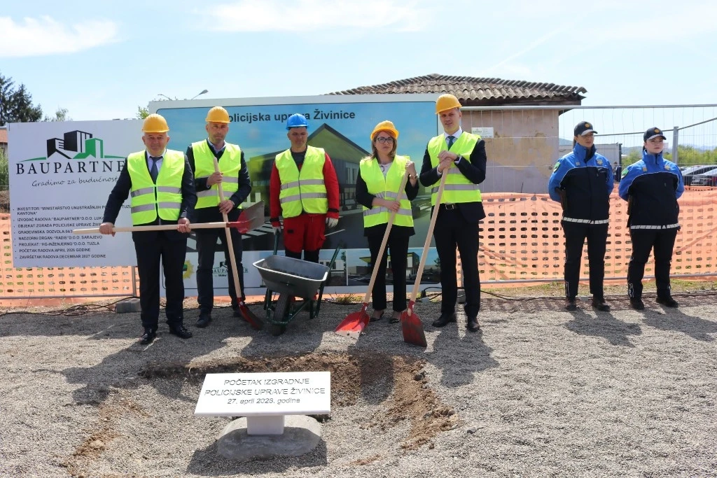 Svečano položen kamen temeljac za izgradnju novog objekta Policijske uprave Živinice